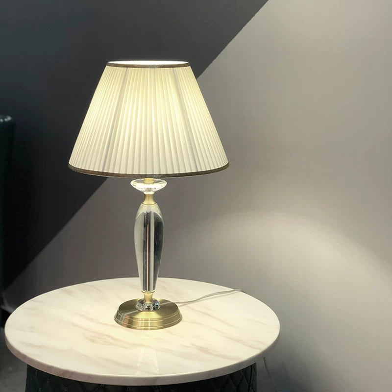 Gray Luxury Table Lamp